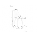 Стул SIGNAL MORIS белый/бук